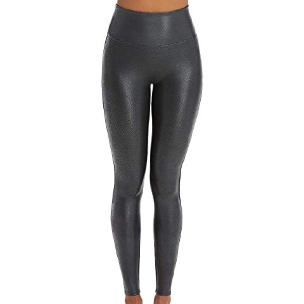 NWT Spanx Faux Leather Pebbled Leggings